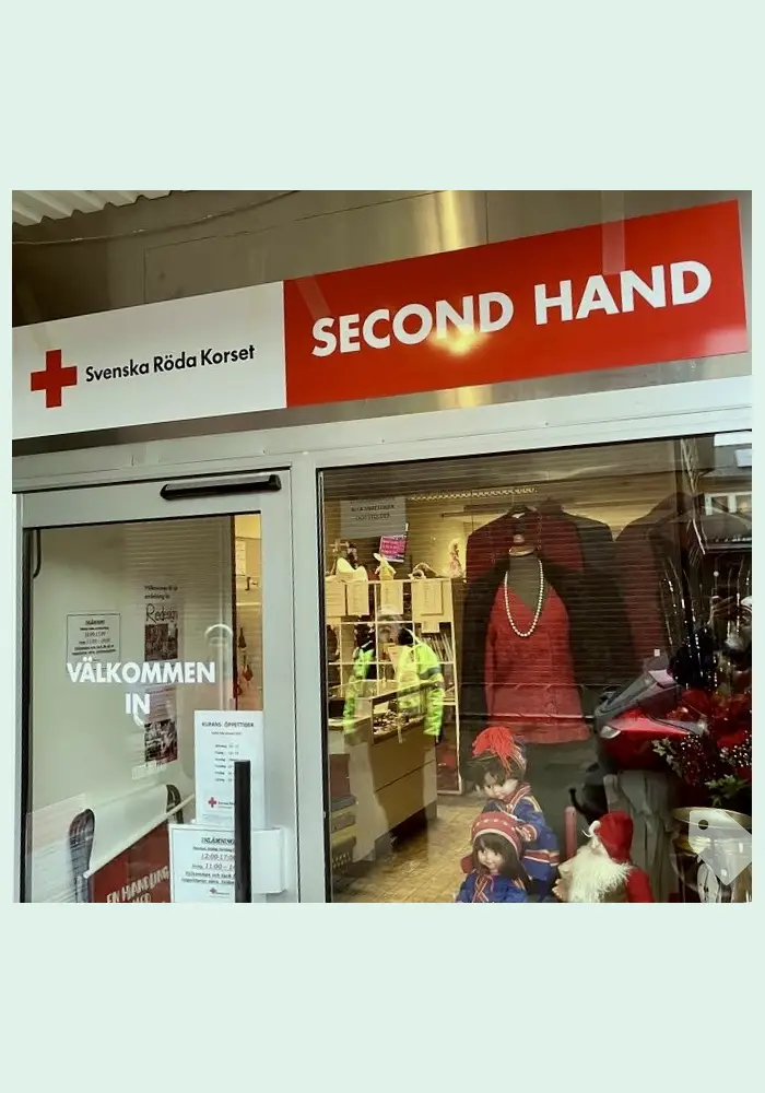 Bild på Röda Korset second hand-butik Åmål