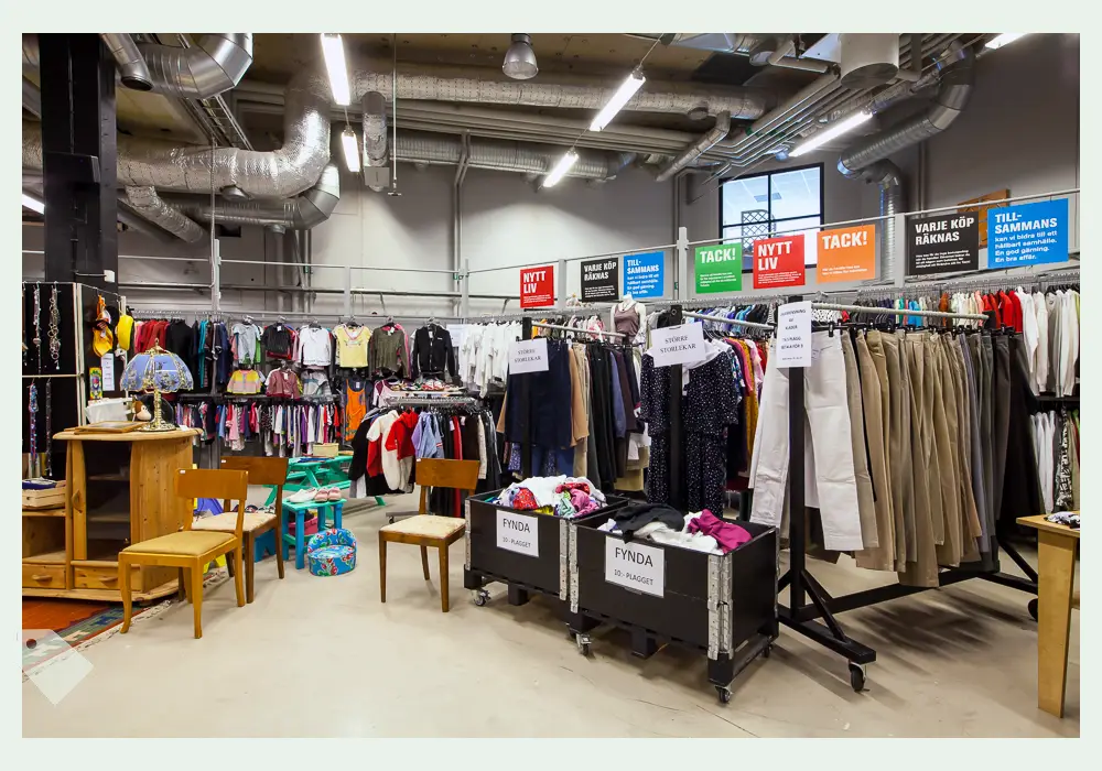 Bild på Stadsmissionens Second Hand Tornby
